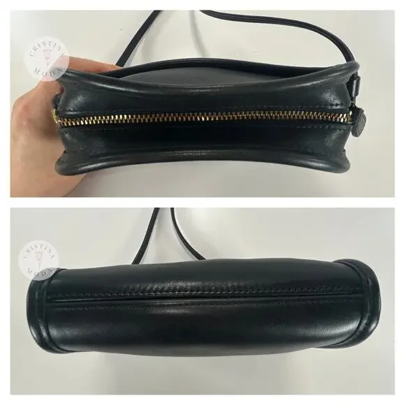 Vintage Coach Abbie Zip Bag 9017 Black 1998 USA - Picture 5 of 10